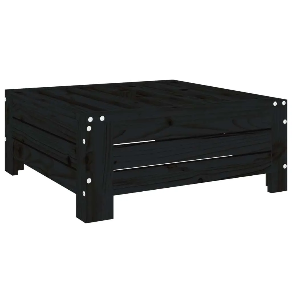 Rivestimento per ombrellone in legno di pino massiccio nero
