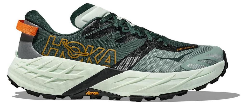 HOKA Speedgoat 7 Herren Trailrunning Schuhe grün EU 42 2/3