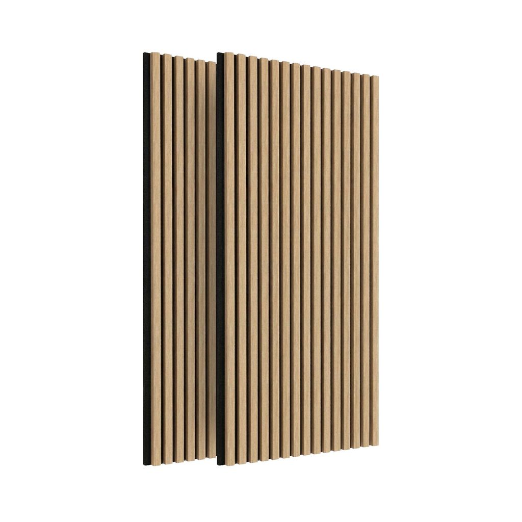 IZODEKOR Akustikpaneele 120x60 cm Natürlich 2er Set Produktbild 