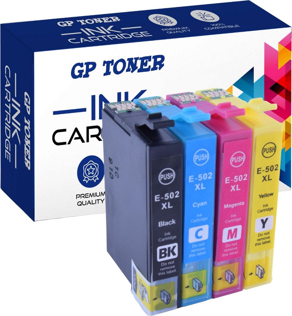 4 kazety pre Epson 502 XL Expression Home XP-5100 XP-5105 Obrázok produktu 