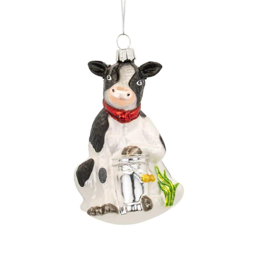 Milchkuh Weihnachtskugel - Sass & Belle