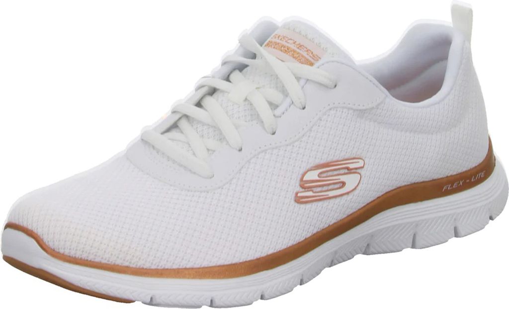Skechers Sporthalbschuhe Formsohle modisch in weiss/weiss Produktbild 