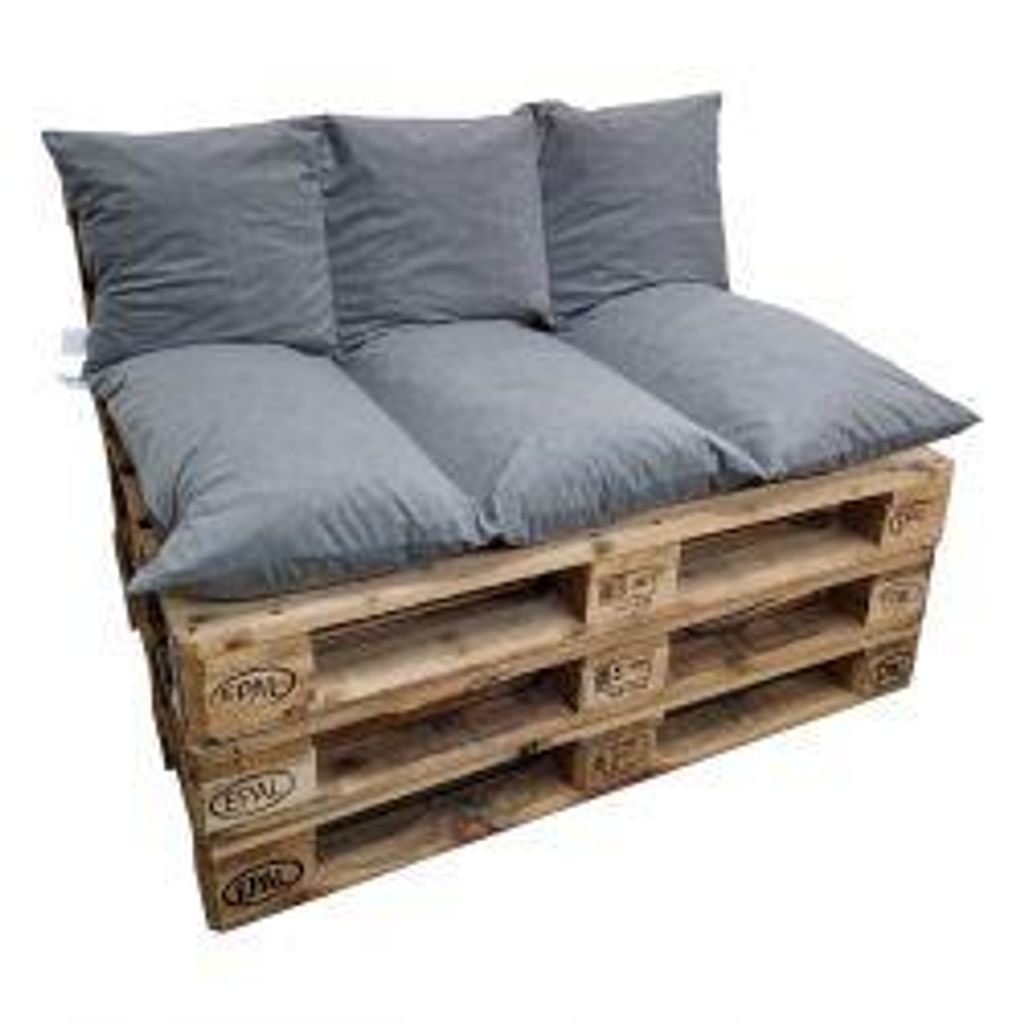 Lot de coussins de palette 120x80 cm de jardin avec Image du produit 