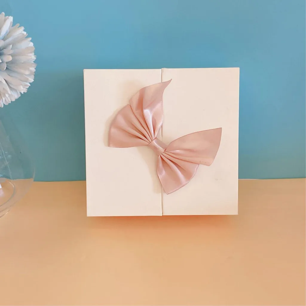 Donboly Scatola dei Ricordi: Portagioie Bianco con Rose Idea Regalo - 2
