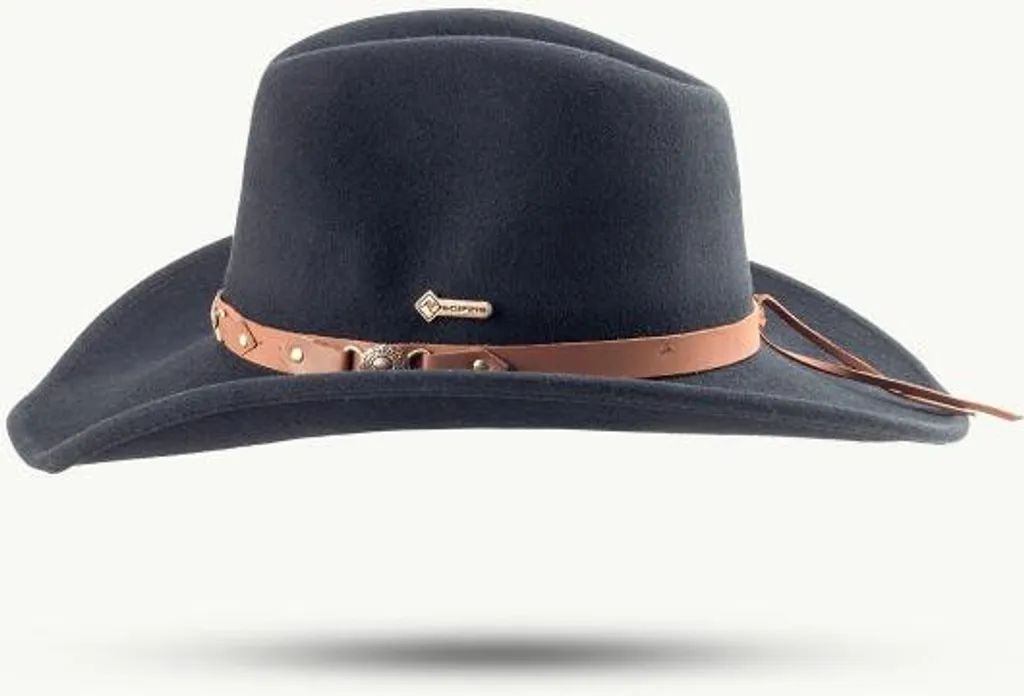 Cappello Scippis Bandito Marrone Outdoor | Feltro di Lana Western - 4