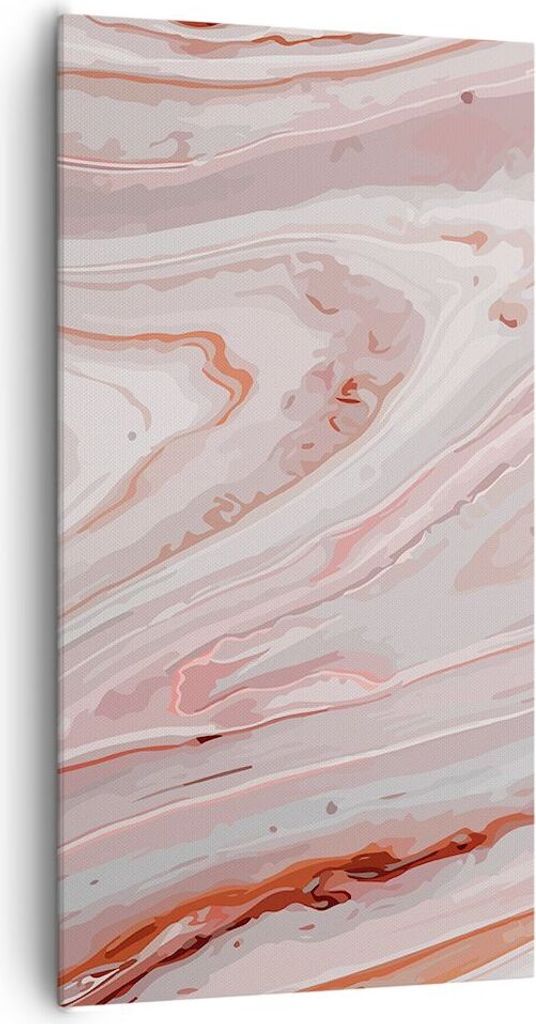 Bild auf Leinwand - Leinwandbild - Abstraktion modern - 65x120cm - Wand Bild - Wanddeko - Leinwanddruck - Bilder - Kunstdruck - Wanddekoration - Le...