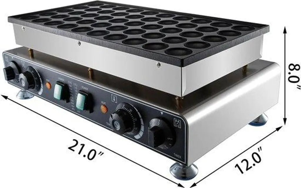 Machine à gaufres 16000W robuste avec tube en fer pour poffertjes