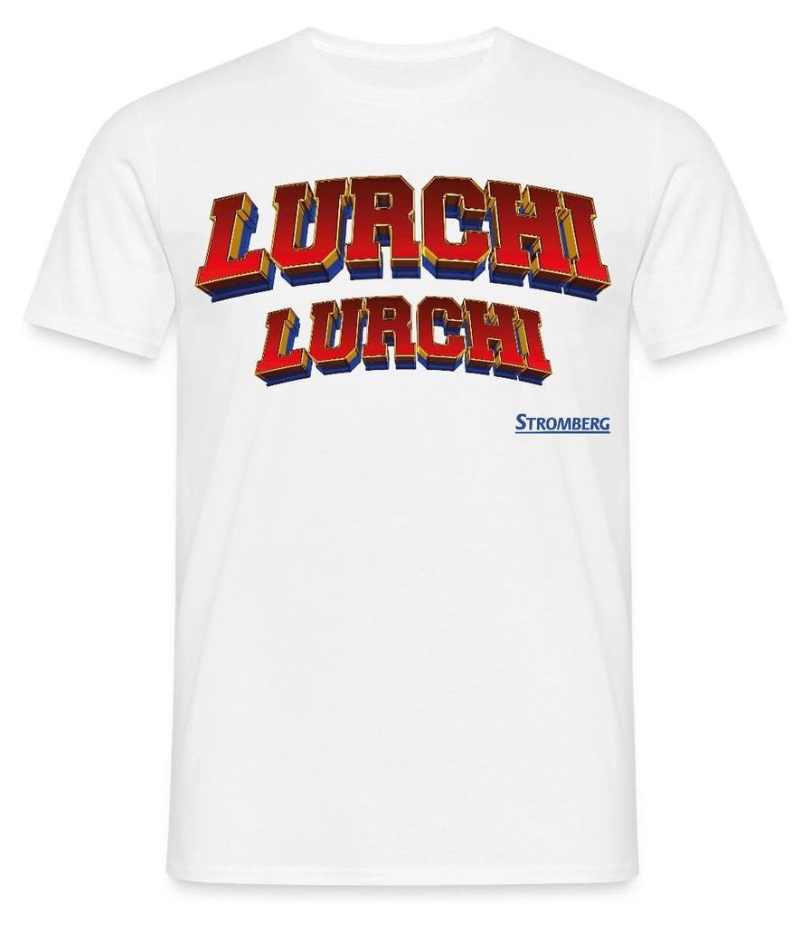 Spreadshirt Stromberg Mit Spruch Lurchi Lurchi Männer T-Shirt, S, Weiß