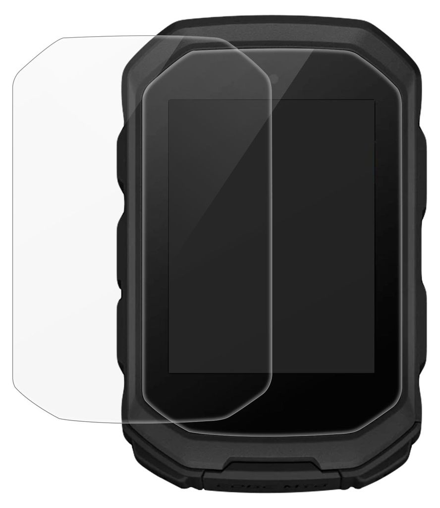kwmobile 2x Schutzglas kompatibel mit Garmin Edge MTB - Hartglas Schutzfolien Set für Fahrrad GPS - Displayschutz für Bike Computer transparent