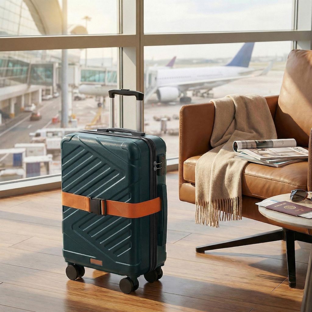 SONGMICS Koffer, Hartschalenkoffer mit TSA-Schloss und Produktbild 