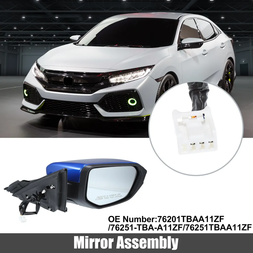 Rétroviseur droit électrique Honda Civic 2016-2021 bleu 76251TBAA11ZF
