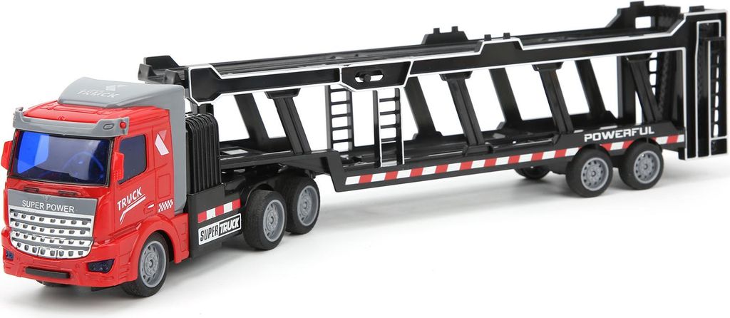 Ferngesteuerter Anhänger-LKW für Kinder, abnehmbarer Pritschenauflieger, technischer Traktor