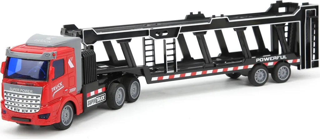 Camion remorque télécommandé enfant : semi-remorque à plateau amovible