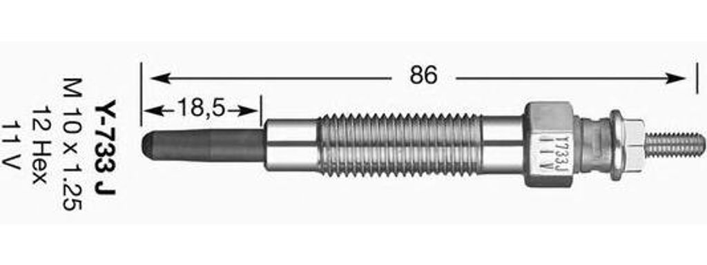 Ngk Glühkerze 6592