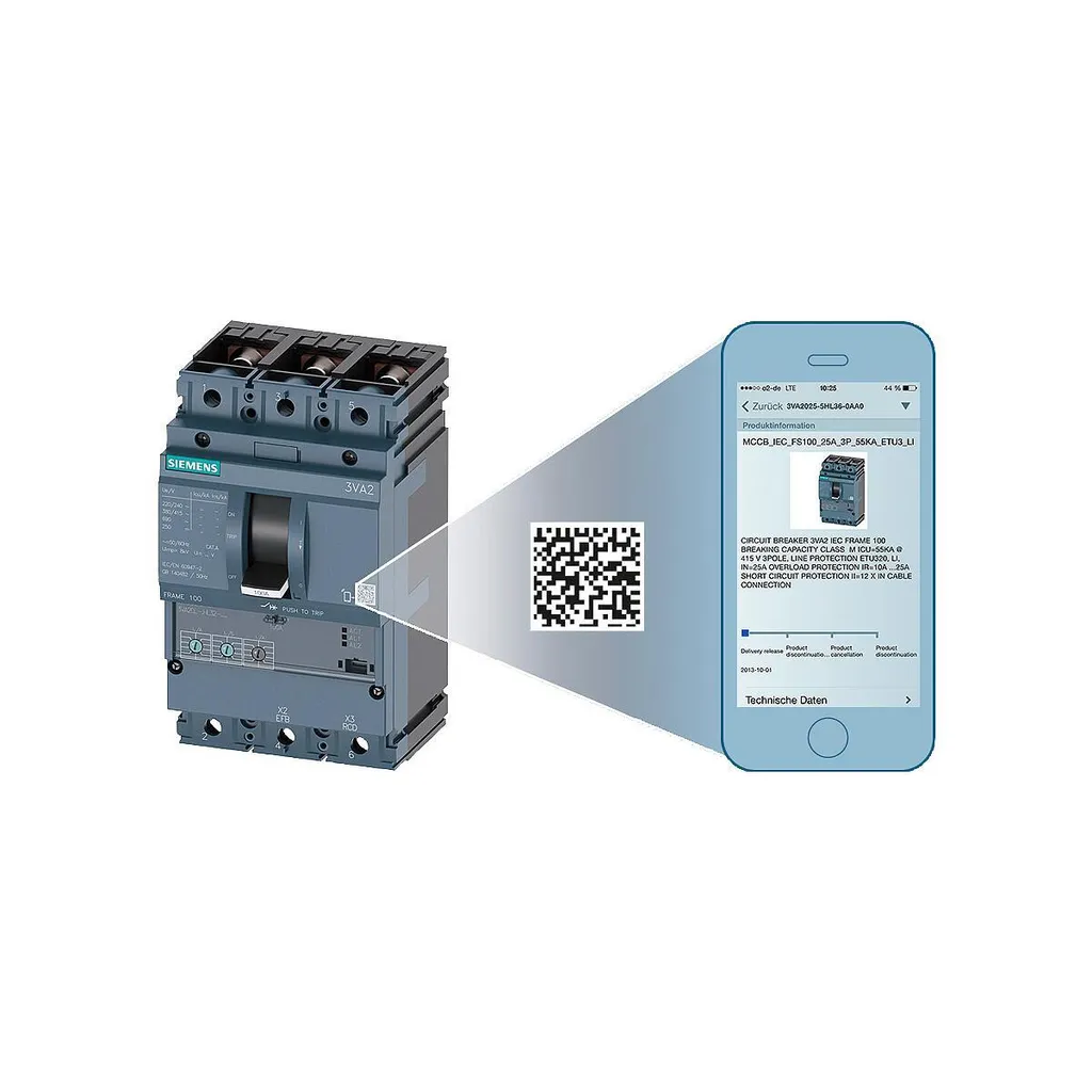 Siemens 3VA1225-1AA32-0AA0 Interrupteur-sectionneur Compact 250A