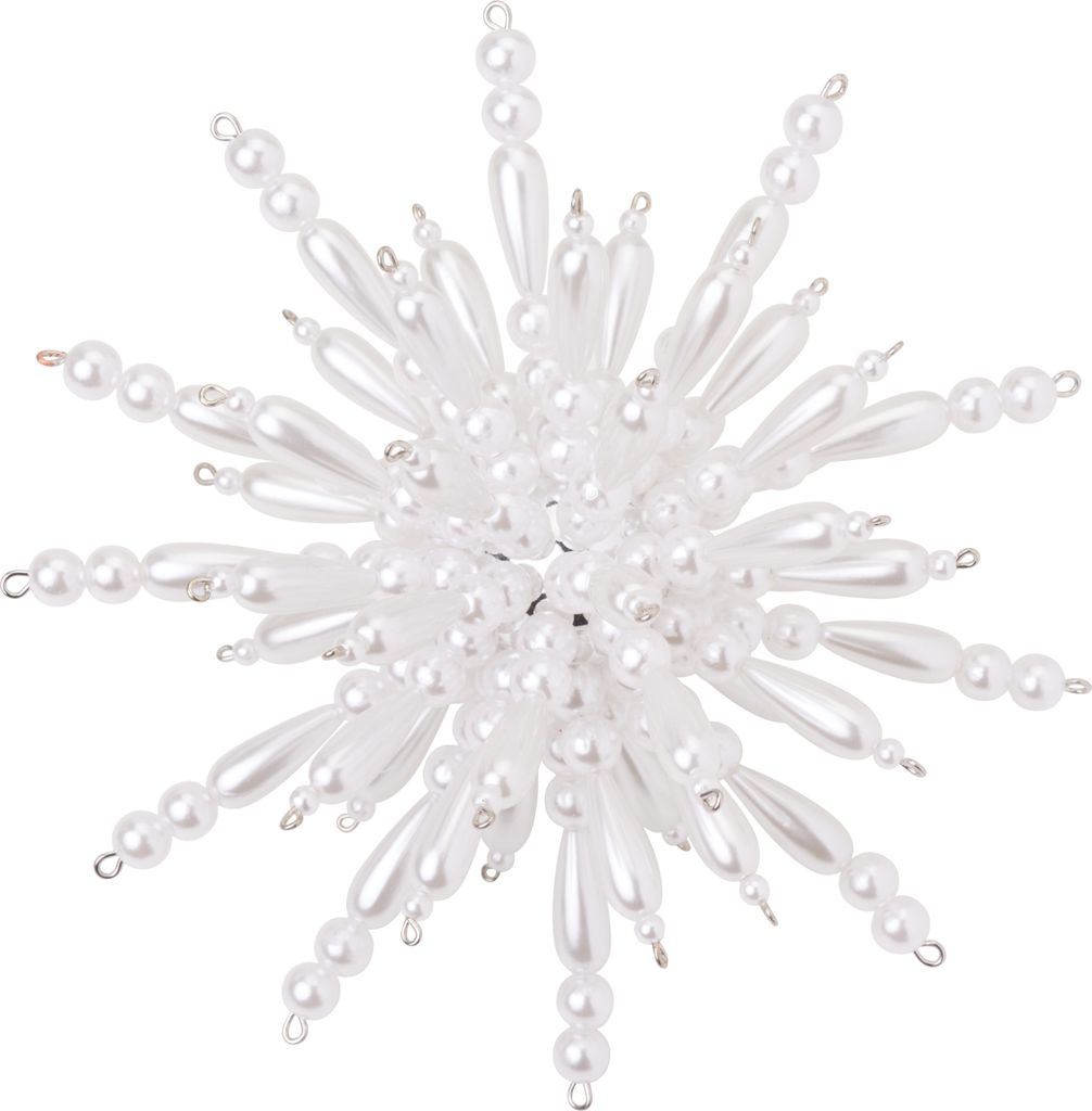Perlenstern-Komplettset "White Snowflake" Produktbild 