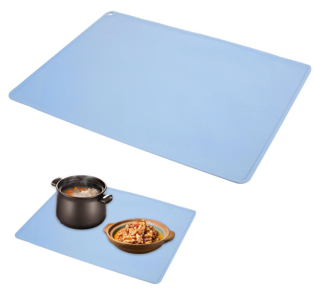 Silikon-Bastelmatte 60 x 40 cm, große multifunktionale Antihaftmatte, wiederverwendbare Modelliermatte zum Basteln und Malen.