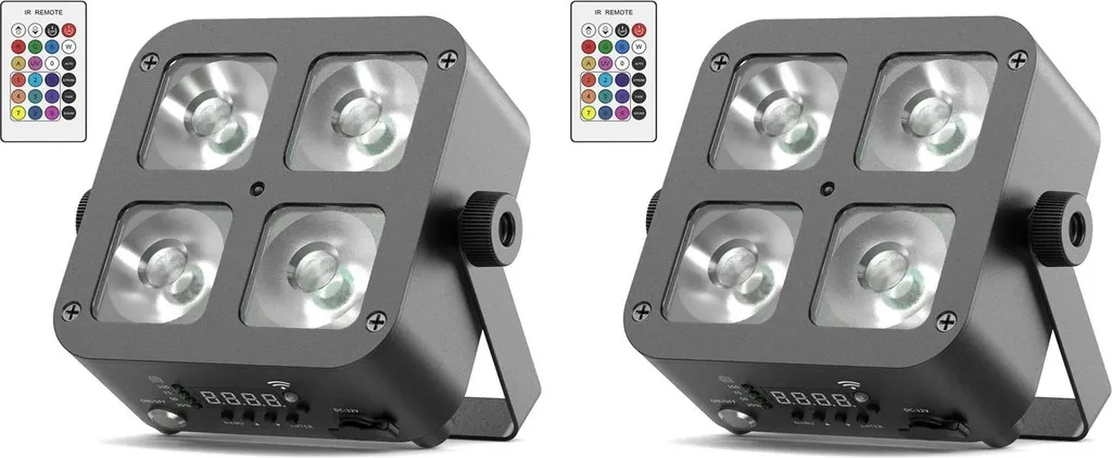 Projecteur Par LED à commande multiple et batterie intégrée EU