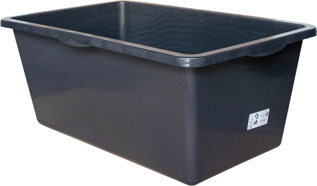 PROFI-LINE Bau Kasten 90L Schwarz Produktbild 