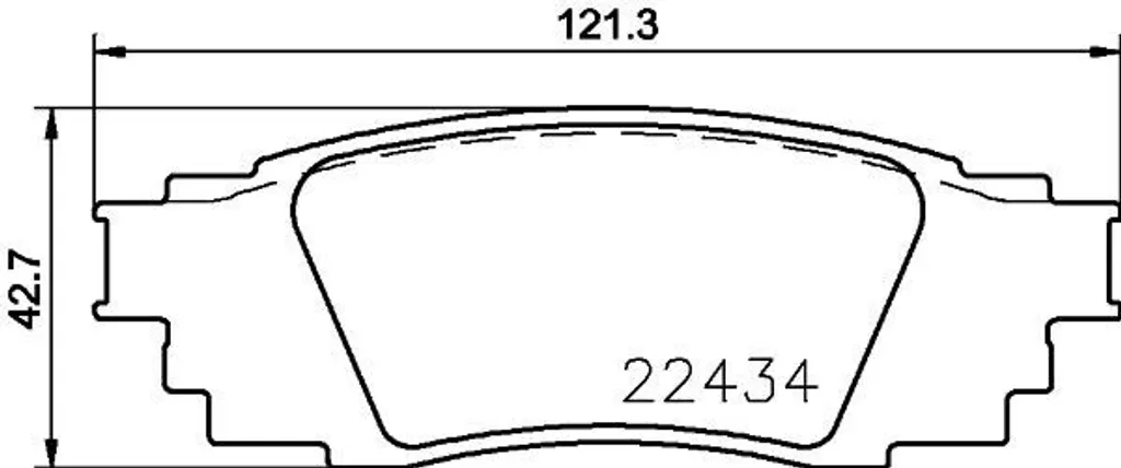 Brembo P 83 160 Plaquettes de Frein Arrière pour Toyota Camry et RAV4 V