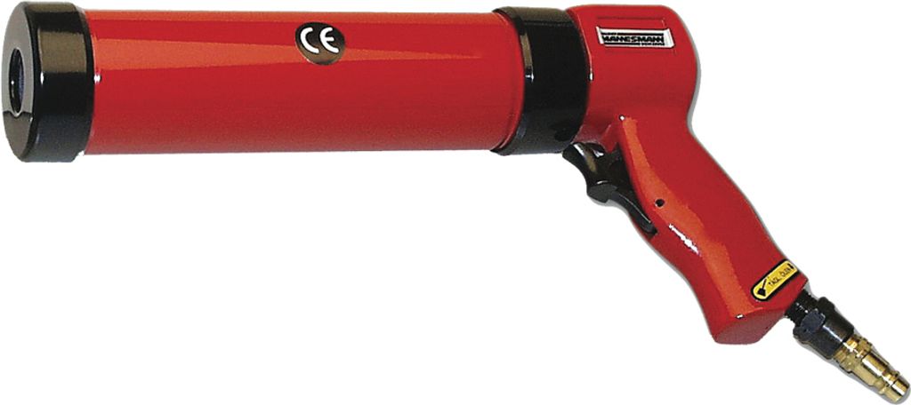 BRÜDER MANNESMANN Druckluft-Kartuschenpistole rot / schwarz