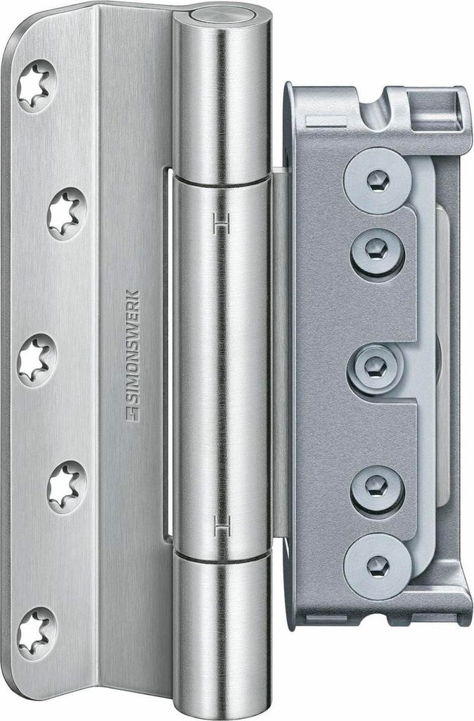 Haustürband-System BAKA Protect 4049 3D, 1 Satz= 3 Stk. Edelstahl