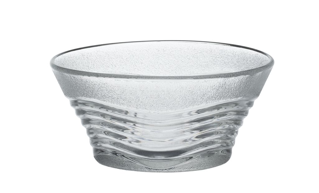 ONDINE 260 ml transparente Eisdielenschüssel - 6er Set.