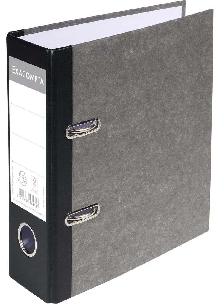 Classeur à levier A5 robuste dos 70mm lot de 10 pour archives durables