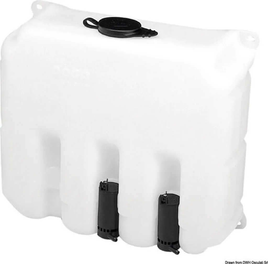 Système de lave-glace 8L Exalto 2 pompes 12V pour pare-brise de navire