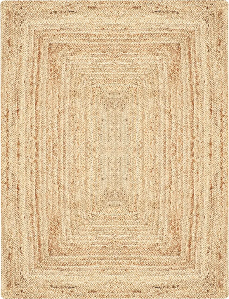 Tapis de salon en jute Nora 120 x 170 cm - Style Naturel et Authentique