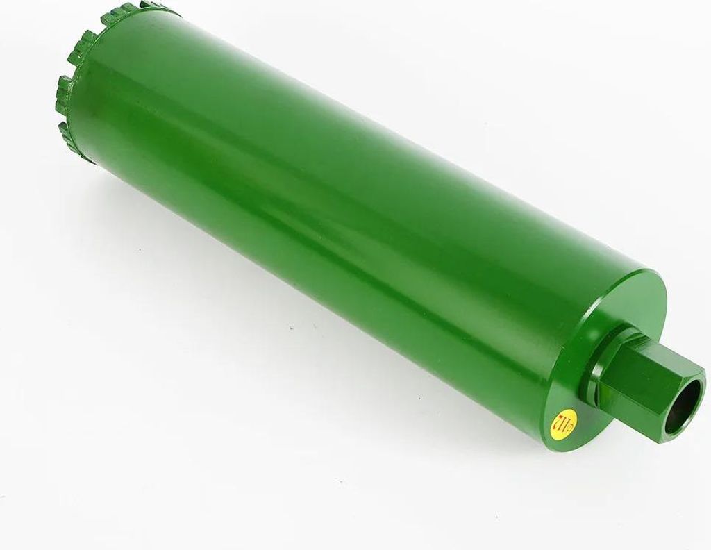 Kernbohr-Set für Metall - 4x Bohrkrone M22 - 56/76/102/120 mm - 45# Stahl - Turbo-Zähne - Länge 37/35 cm, Bohrtiefe 33/31 cm - Grün