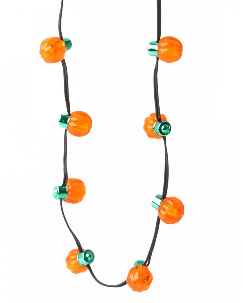Halloween Halskette mit blinkenden Kürbissen