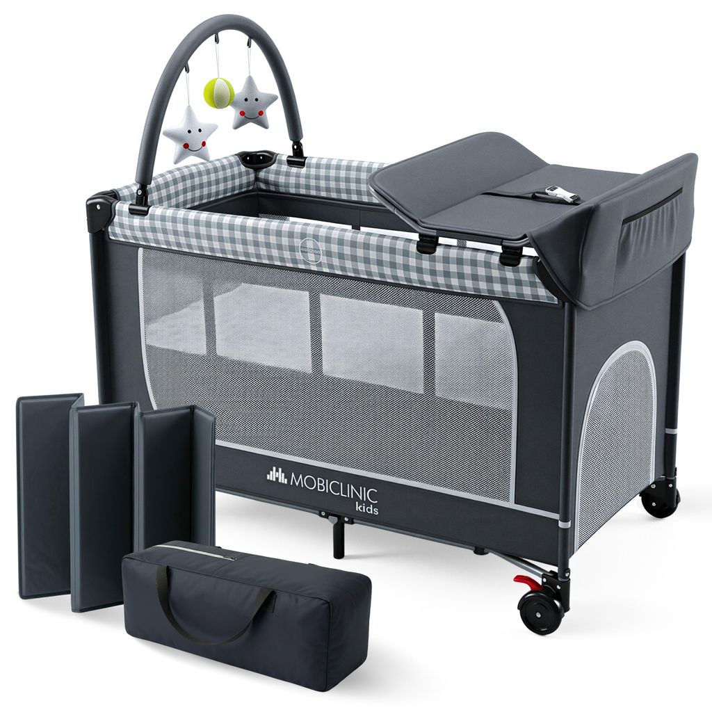 Mobiclinic Baby Reisebett 3 in 1 Changing Table Playpen Zdjęcie produktu 