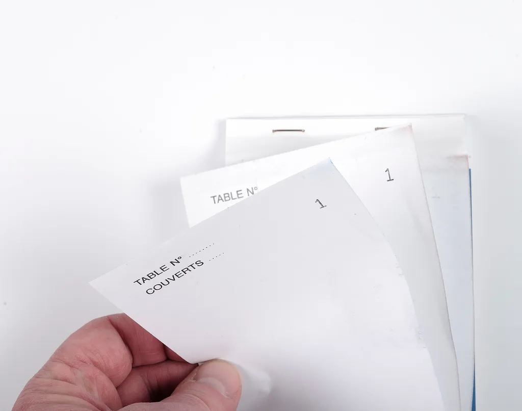 Bloc-notes professionnel Exac Hotel 9 Exacompta 50 unités pour service