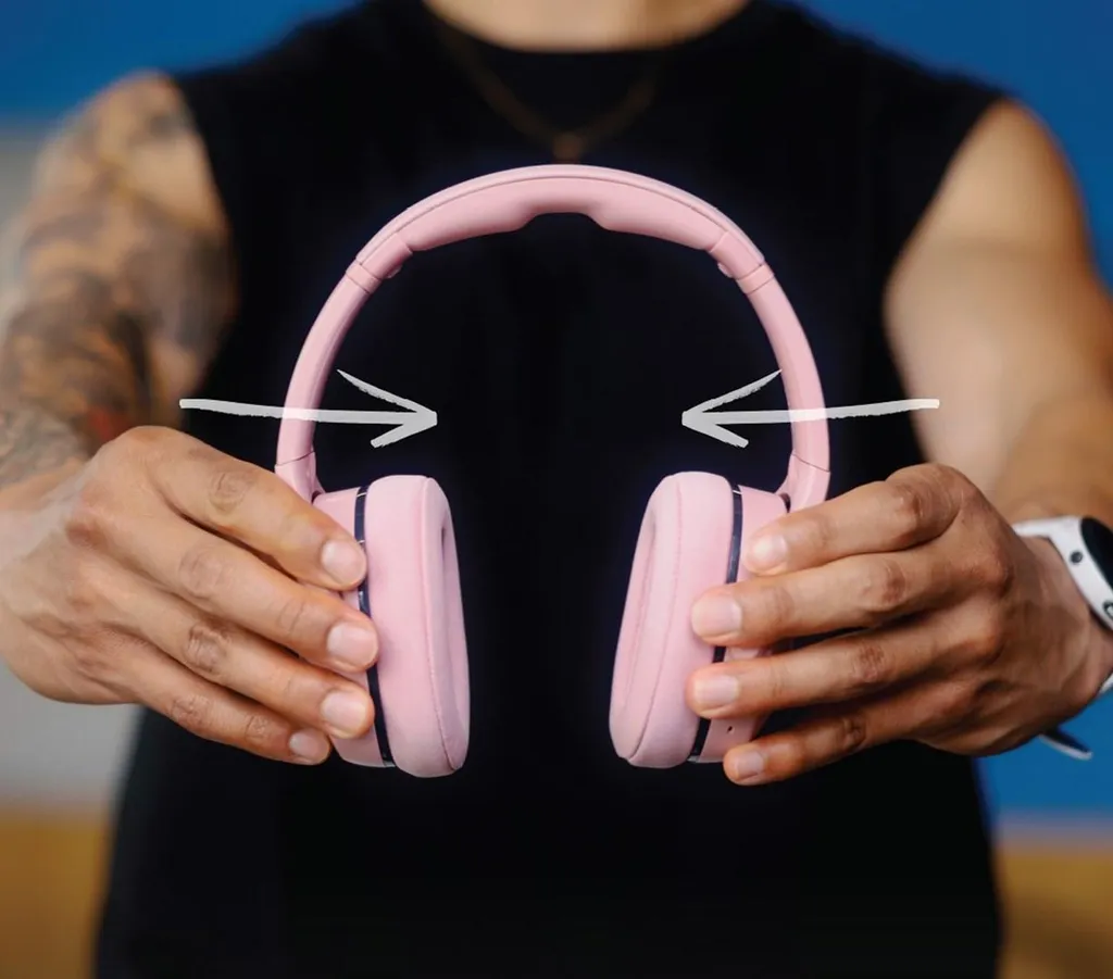 Casque Bluetooth supra-auriculaire Skullcandy Crusher 540, Rose Tendre - 5