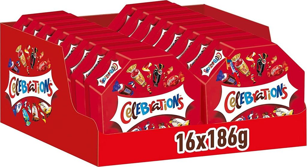 CELEBRATIONS Boîte cadeau 16x186g Image du produit 