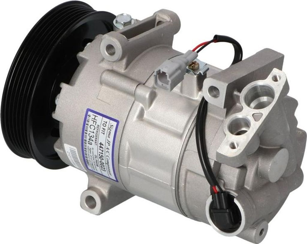 Klimakompressor 12 V Ø 125 mm 6SEL14C NRF für u.a. RENAULT Produktbild 