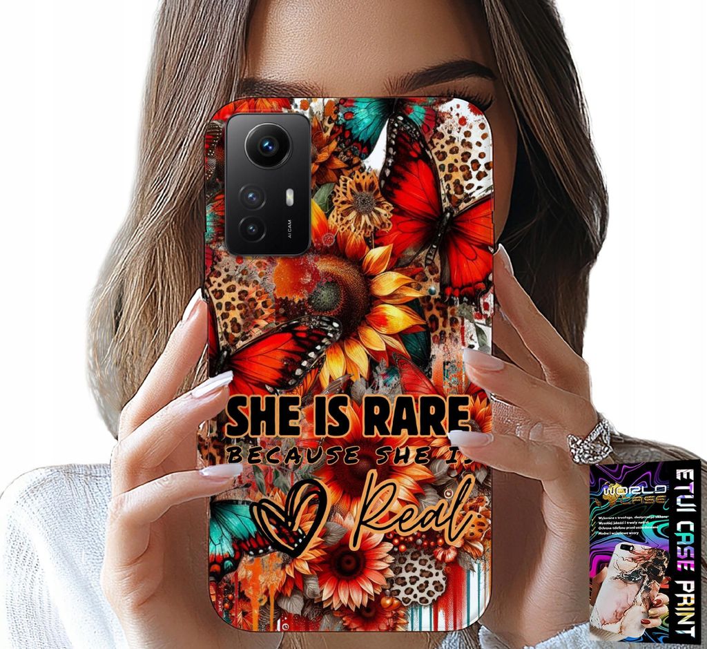 Fall Für Xiaomi Note 12S 4G - Sie Ist Selten, Sonnenblumen, Blumen, Schmetterlinge