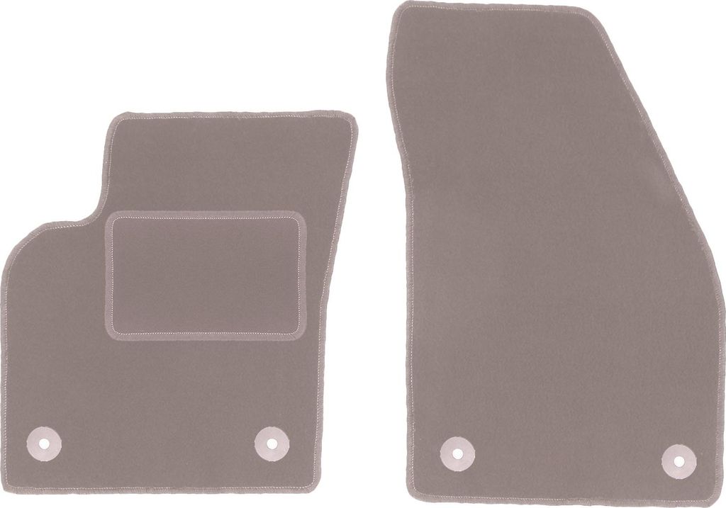 Beige Vordermatten für: Volvo V50 Kombi (2004-2012)