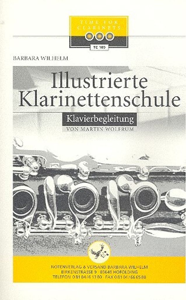 Illustrierte Klarinettenschule Band 1 Klavierbegleitung