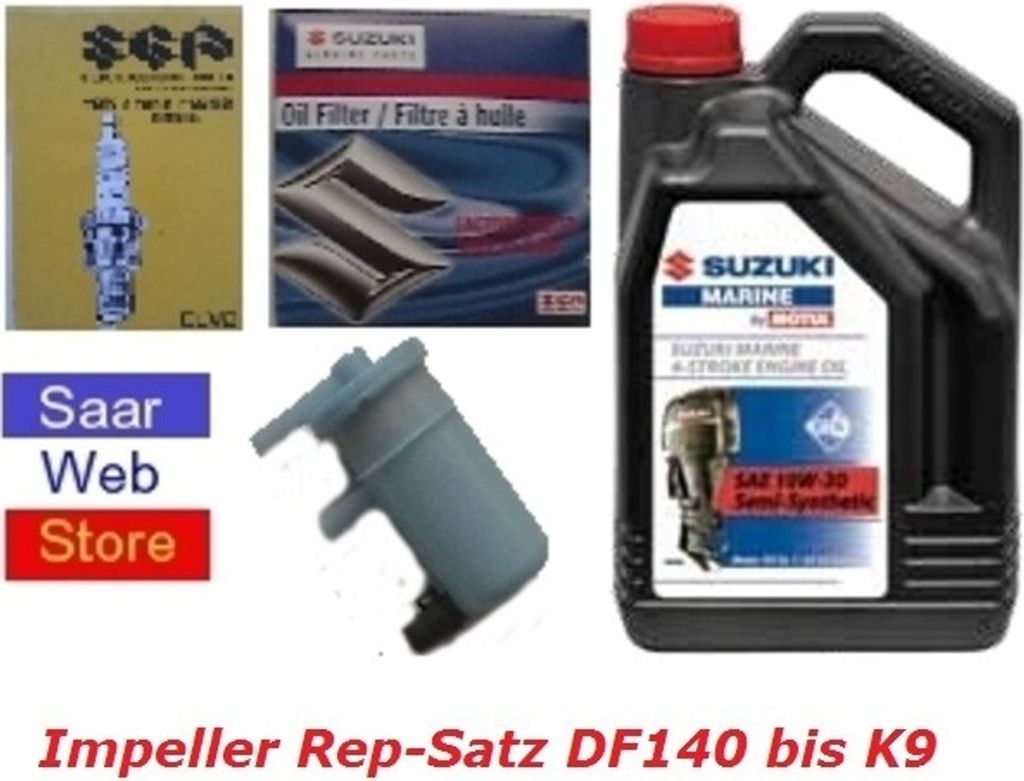 Inspektionssatz Suzuki DF140 + Impeller-Repsatz