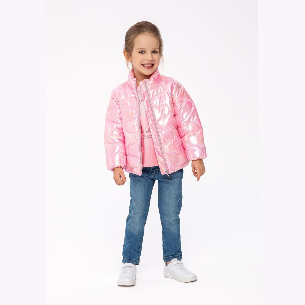 Minoti Winterjacke wattiert Rosa Gr. 146 für Mädchen