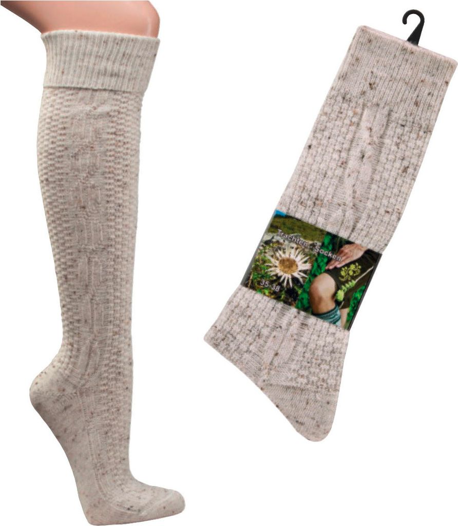 krautwear Herren Trachtenstrümpfe Trachten Kniestrümpfe mit Produktbild 