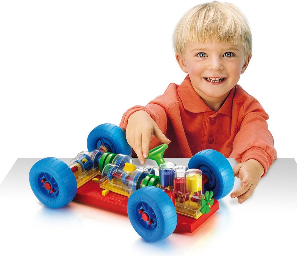 Quercetti Technik Auto transparent - Lernspielzeug Auto