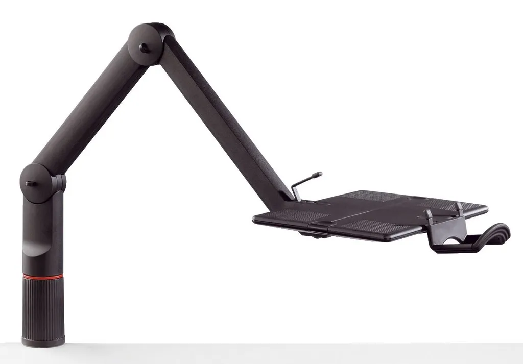 Bras pivotant de téléphone TalkMaster Novus en anthracite robuste 2 kg