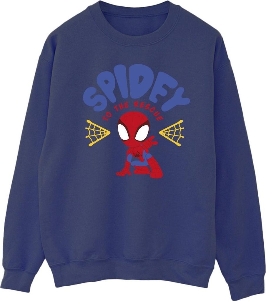 Marvel - "Spidey And His Amazing Friends Rescue" Sweatshirt für Herren BI44853 (M) (Marineblau)