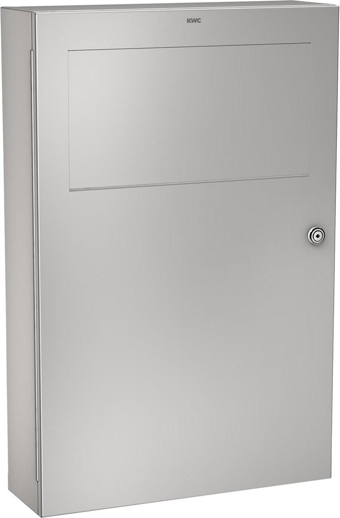 KWC AR Abfallbehälter, RODAN, Edelstahl, 355x540x110 mm, Aufputz, ca. 16 l