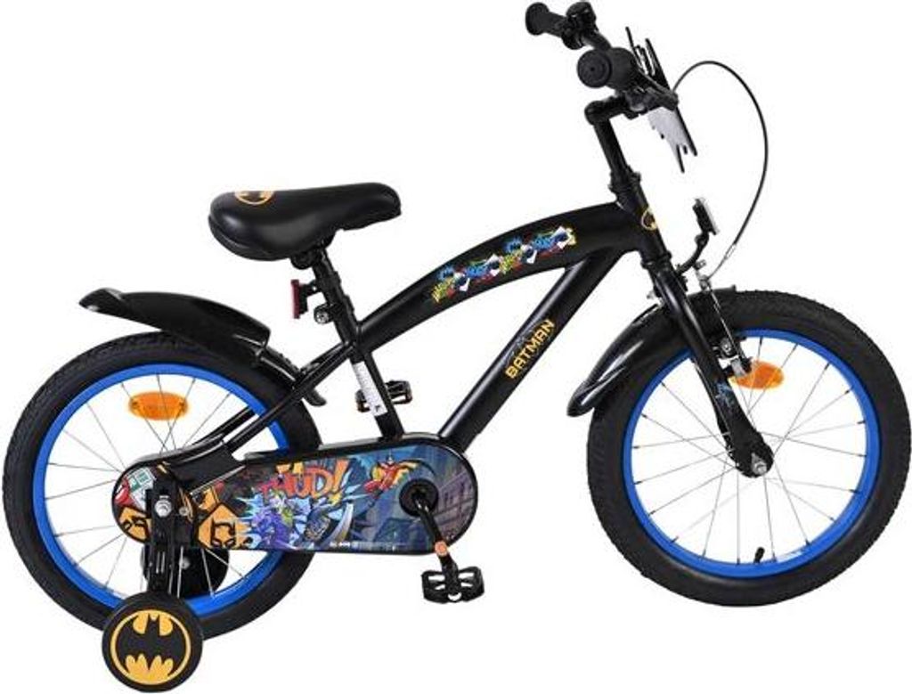 Batman Kinderfahrrad - Jungen - 16 Zoll - Schwarz Produktbild 