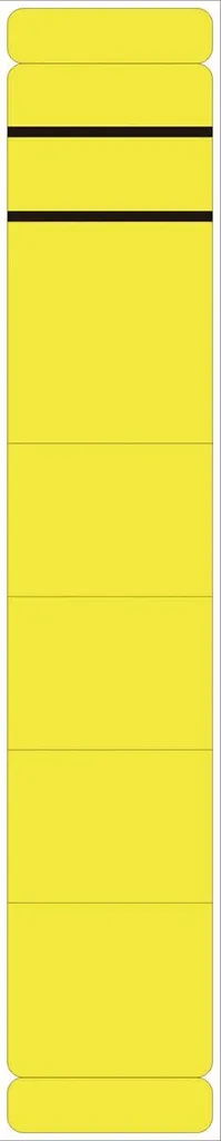 Identifiez vos archives facilement : étiquette de dos de classeur jaune 5865