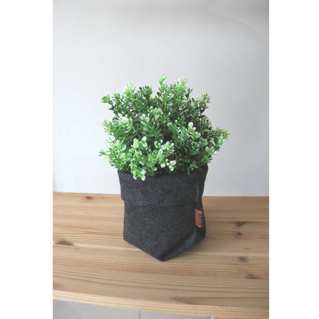 Blumentopf Filz Übertopf Simple M 15 cm Kaufland.de